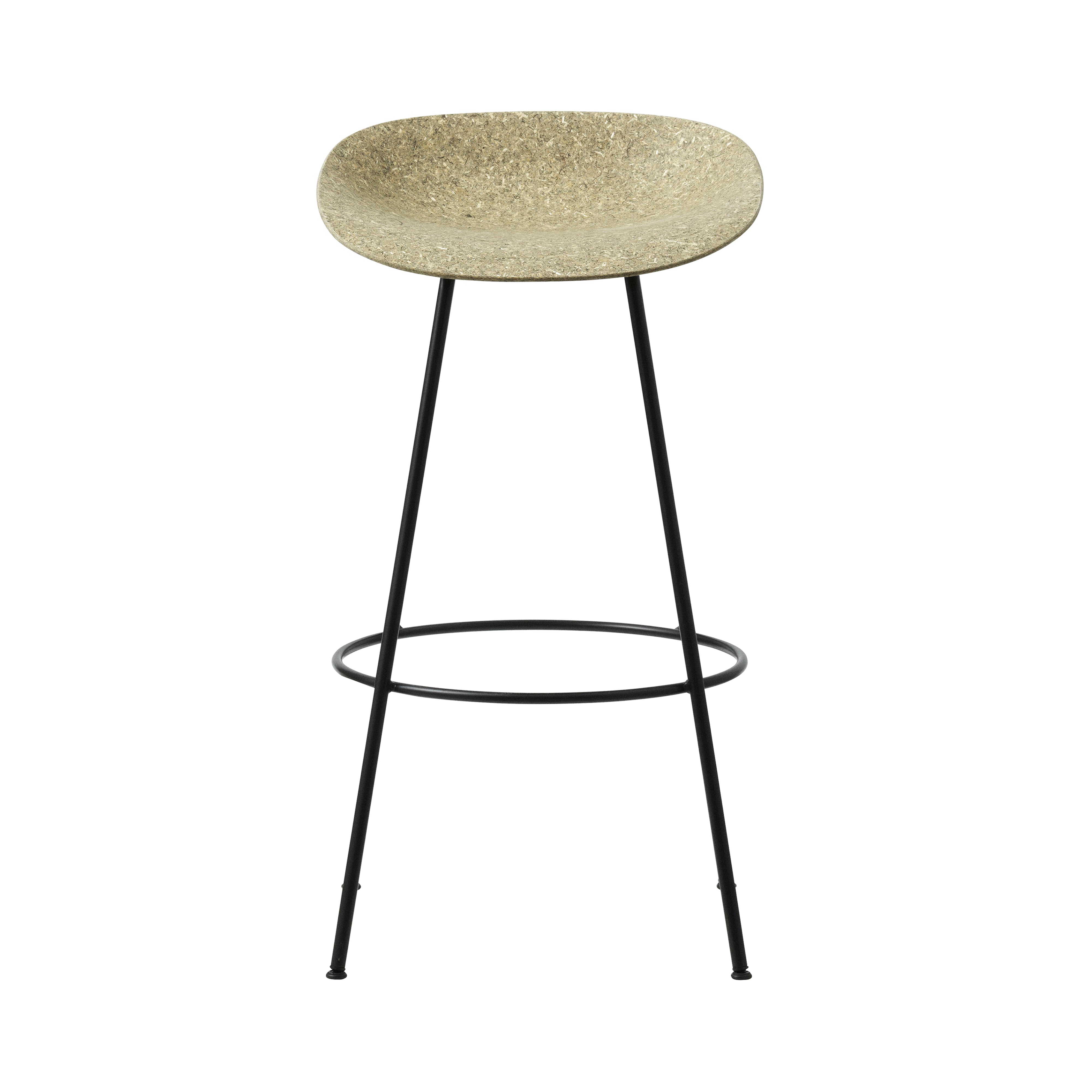 Mat Bar + Counter Stool: Bar + Seaweed Black