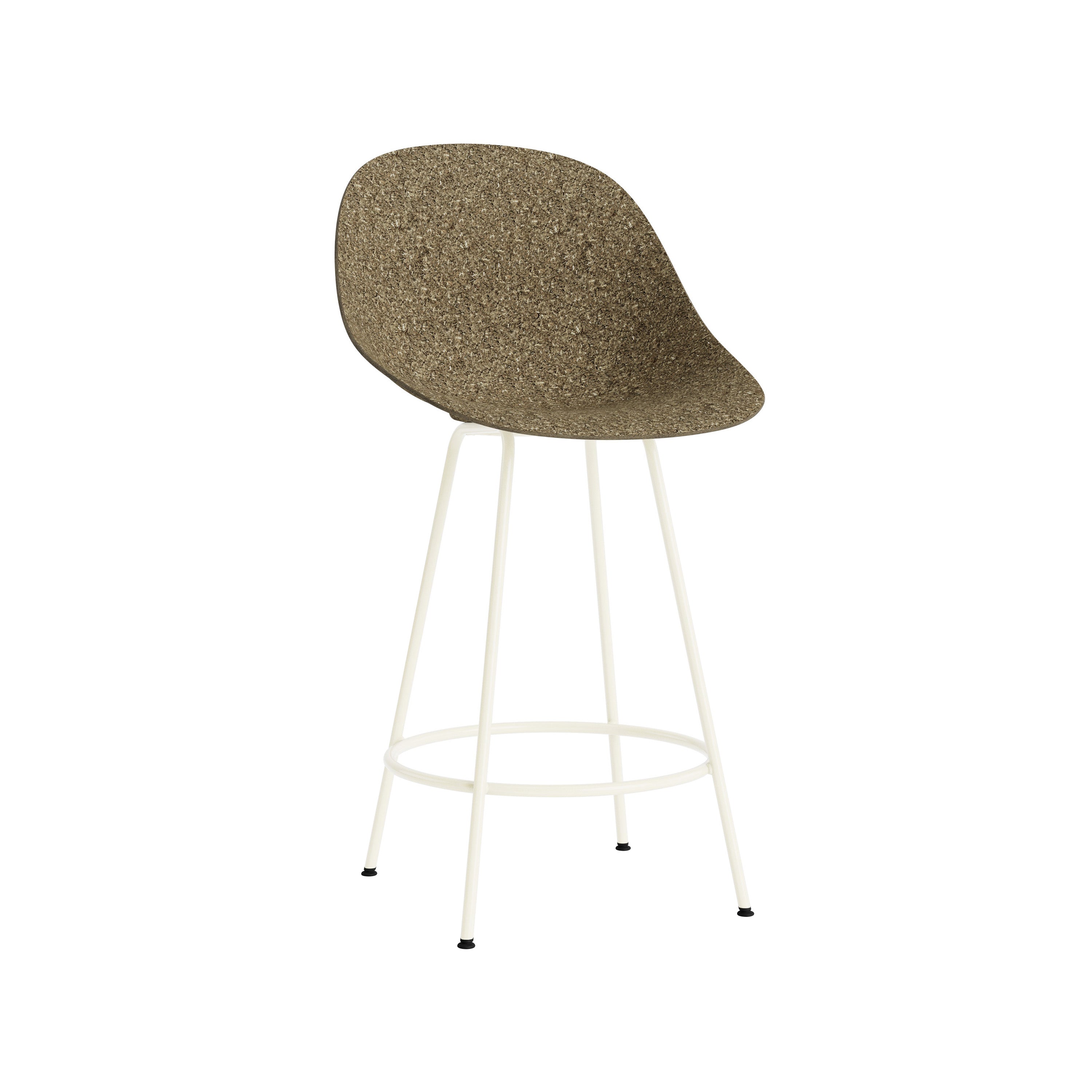 Mat Bar + Counter Chair: Steel + Counter + Seaweed + Cream