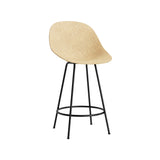 Mat Bar + Counter Chair: Steel + Counter + Hemp + Black