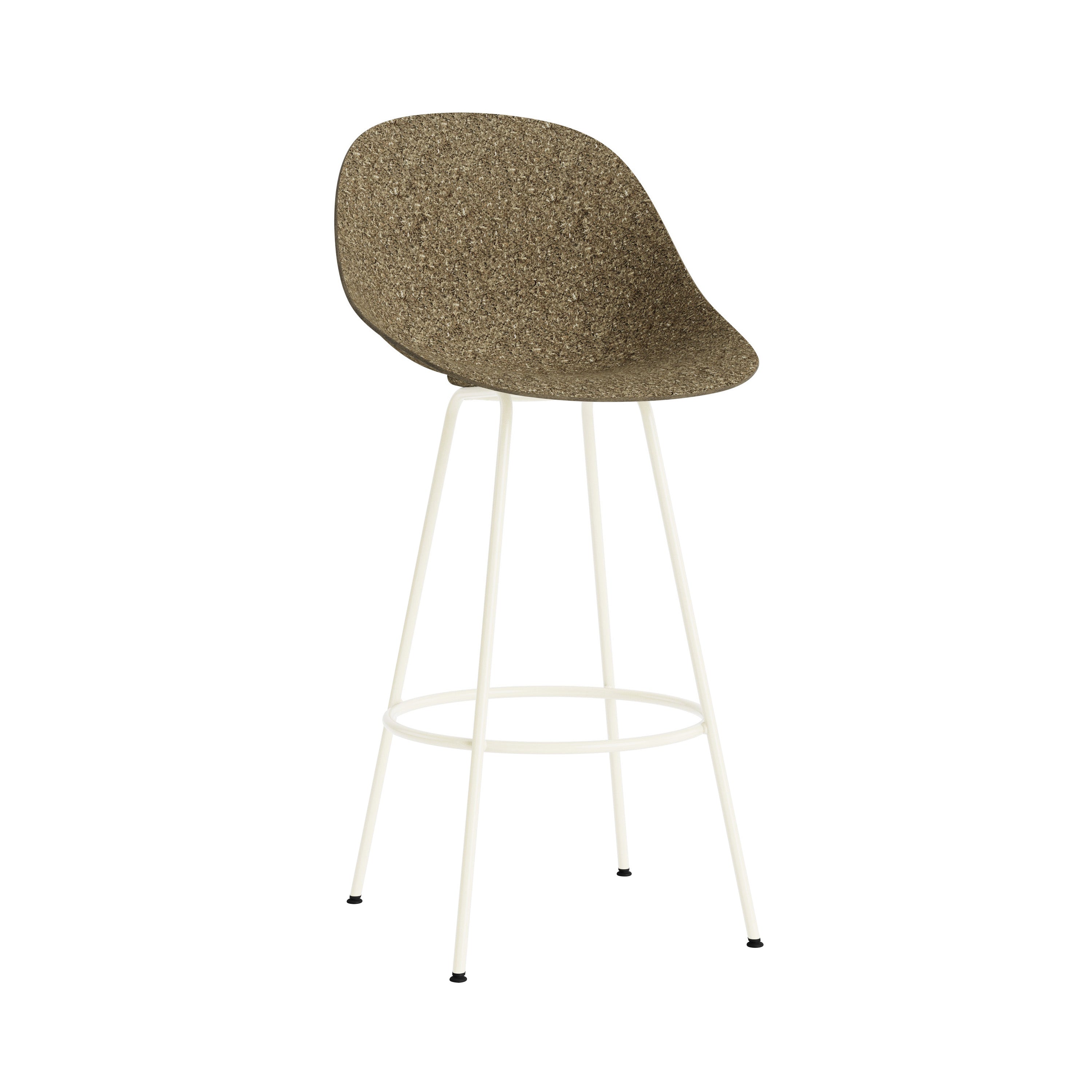 Mat Bar + Counter Chair: Steel + Bar + Seaweed + Cream