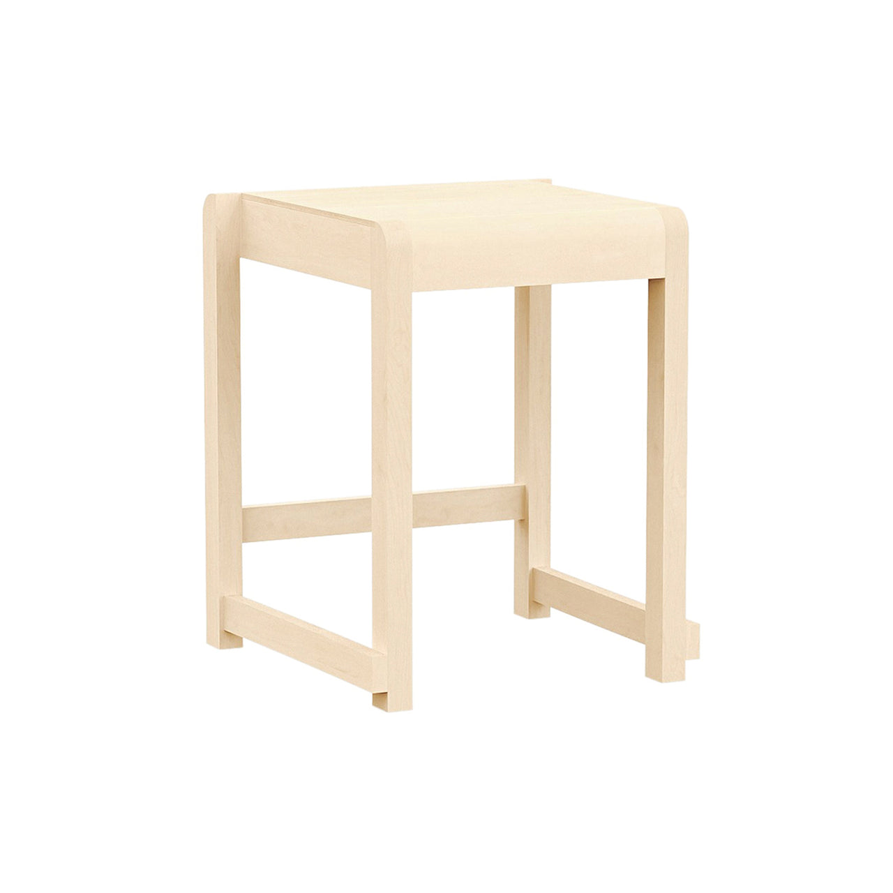 01 Low Stool : Natural Birch