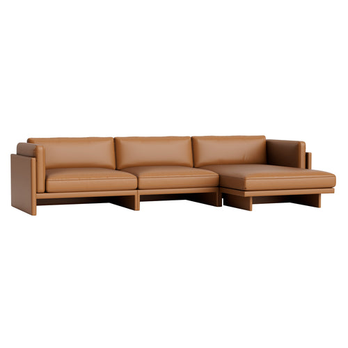 Softy Modular Sofa: 4 Seater with Right Chaise Lounge