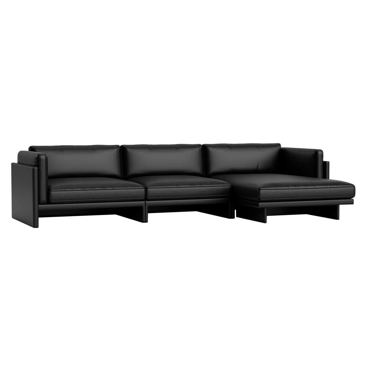 Softy Modular Sofa: 4 Seater with Right Chaise Lounge