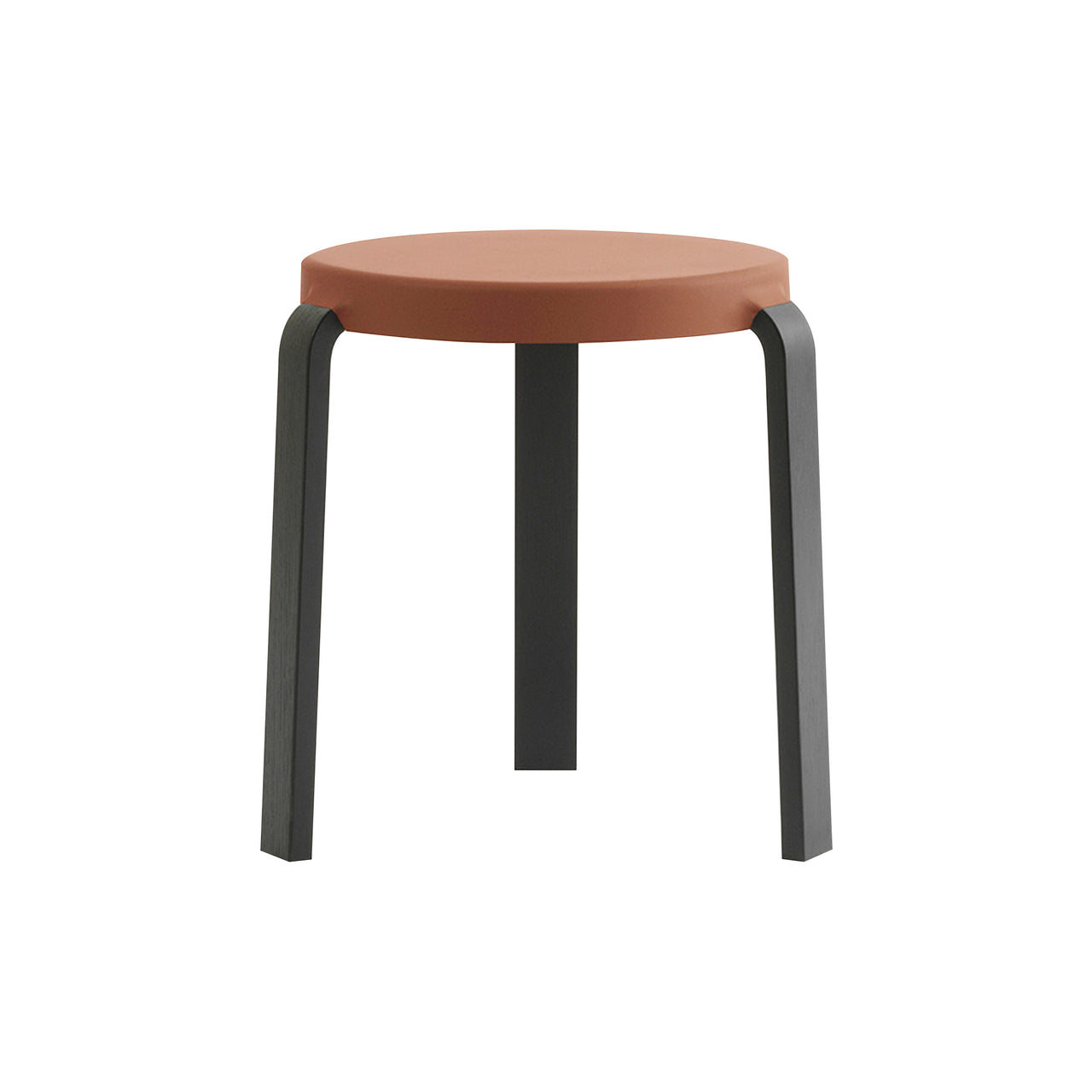 Tap Stool: Black + Caramel