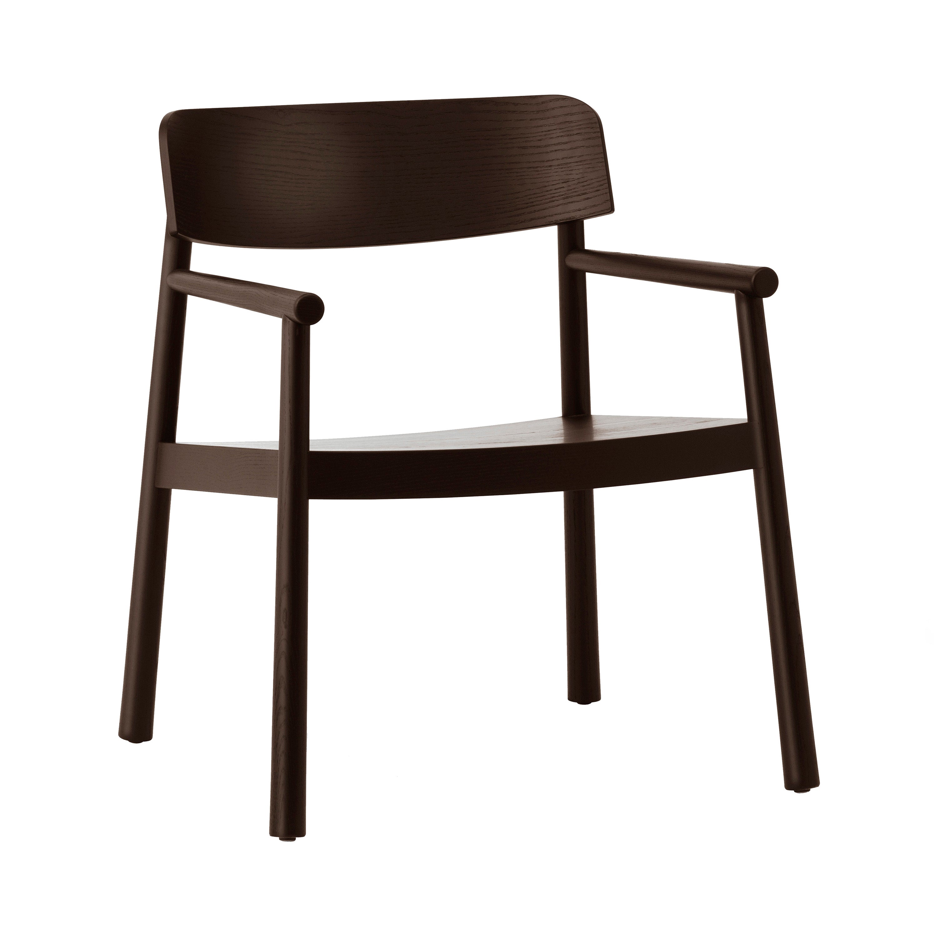 Timb Lounge Armchair: Brown
