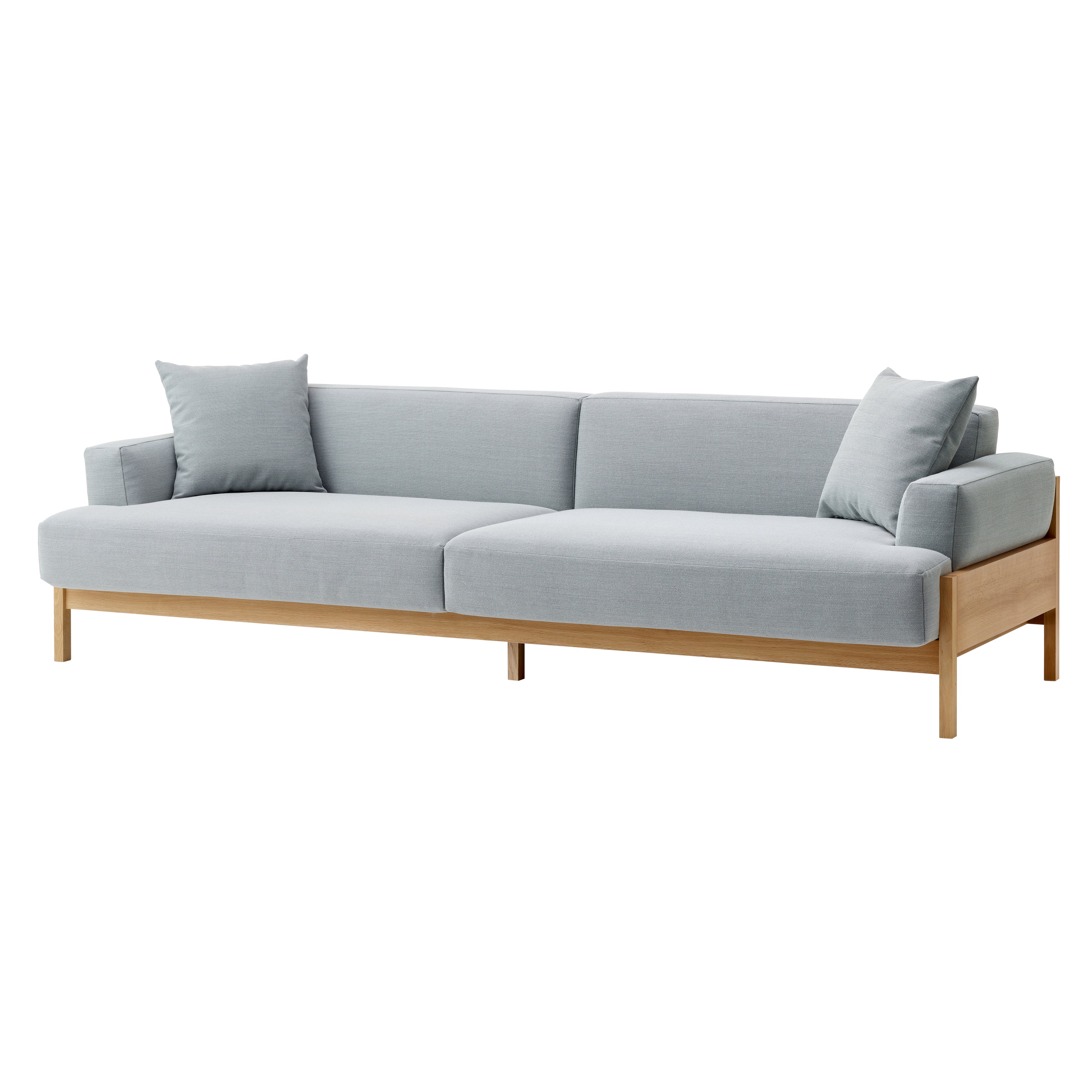 Kinuta Sofa: 3 Seater 2P A-S01 + Pure Oak