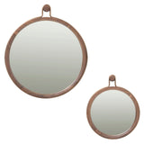Utility Round Mirror