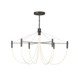 Paradoxe Chandelier: 6 + Chain + Satin Graphite