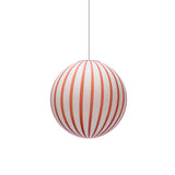 Filigrana Pendant Light: Globe + Red