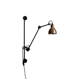 Lampe Gras N°210 Wall Lamp: Raw Copper + Round