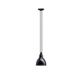 Les Acrobates N° 322 Pendant Lamp: Large + Black + Copper + Round