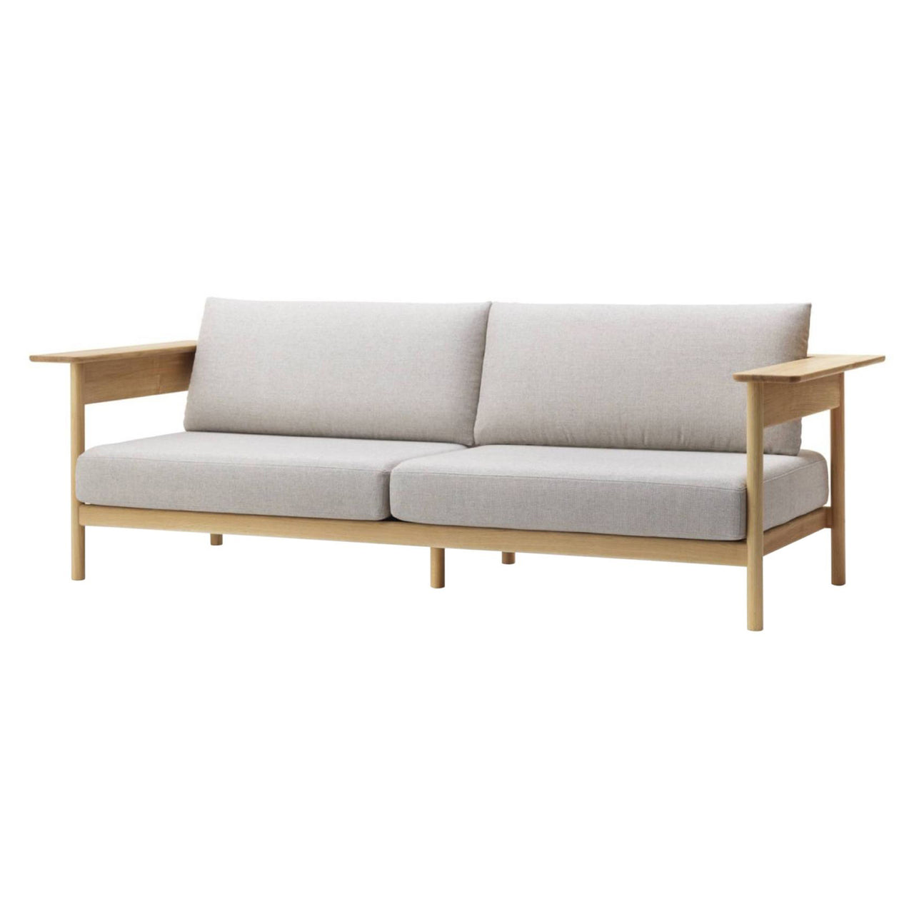Kinuta Sofa: 3 Seater N-S01 + Pure Oak + Vidar 4