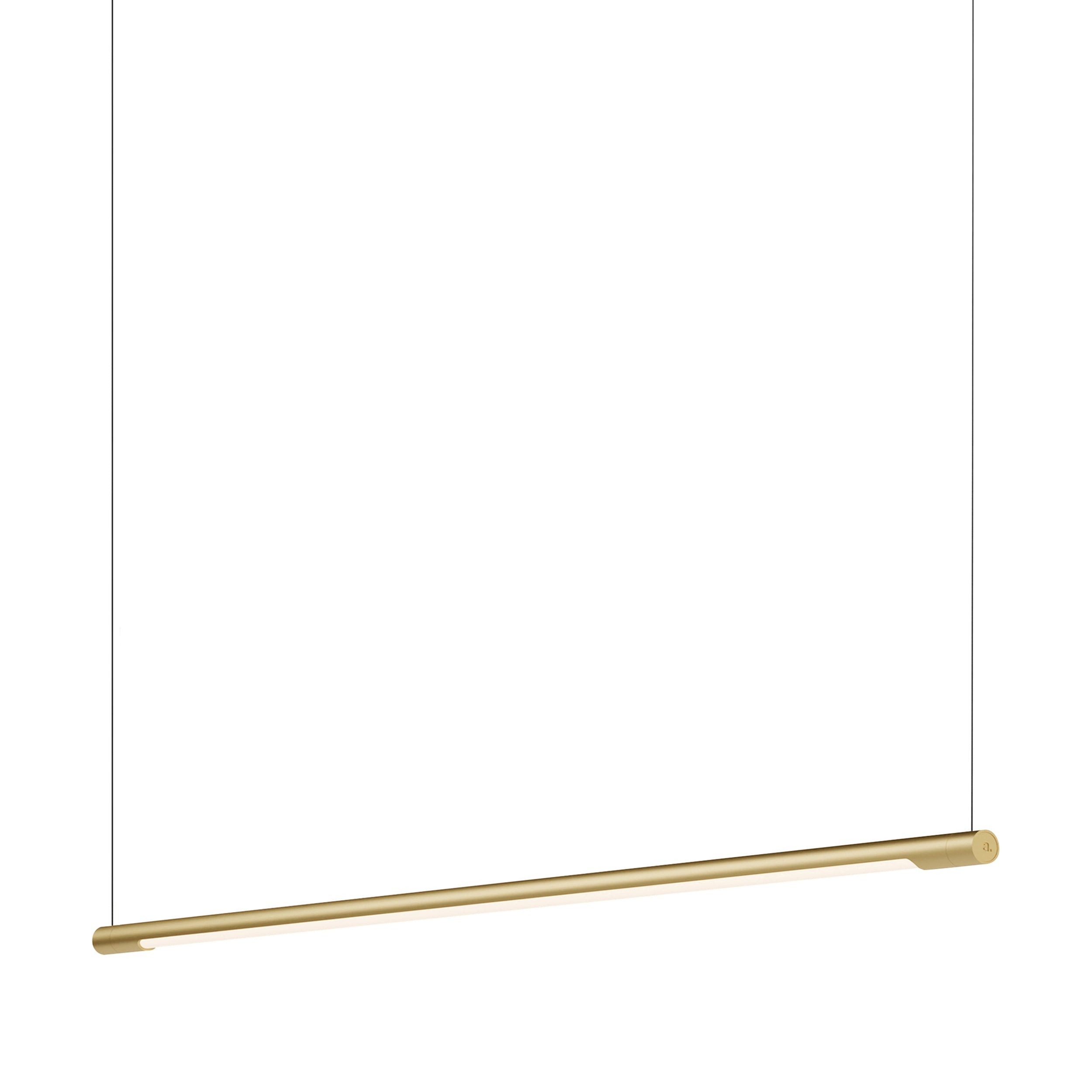Form. Linear Suspension 6ft: Brushed Brass