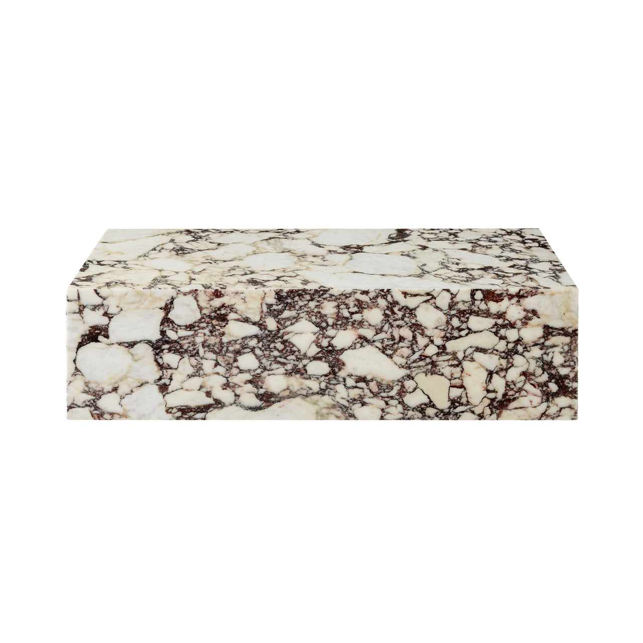 Plinth Podium: Low + Calacatta Viola Marble