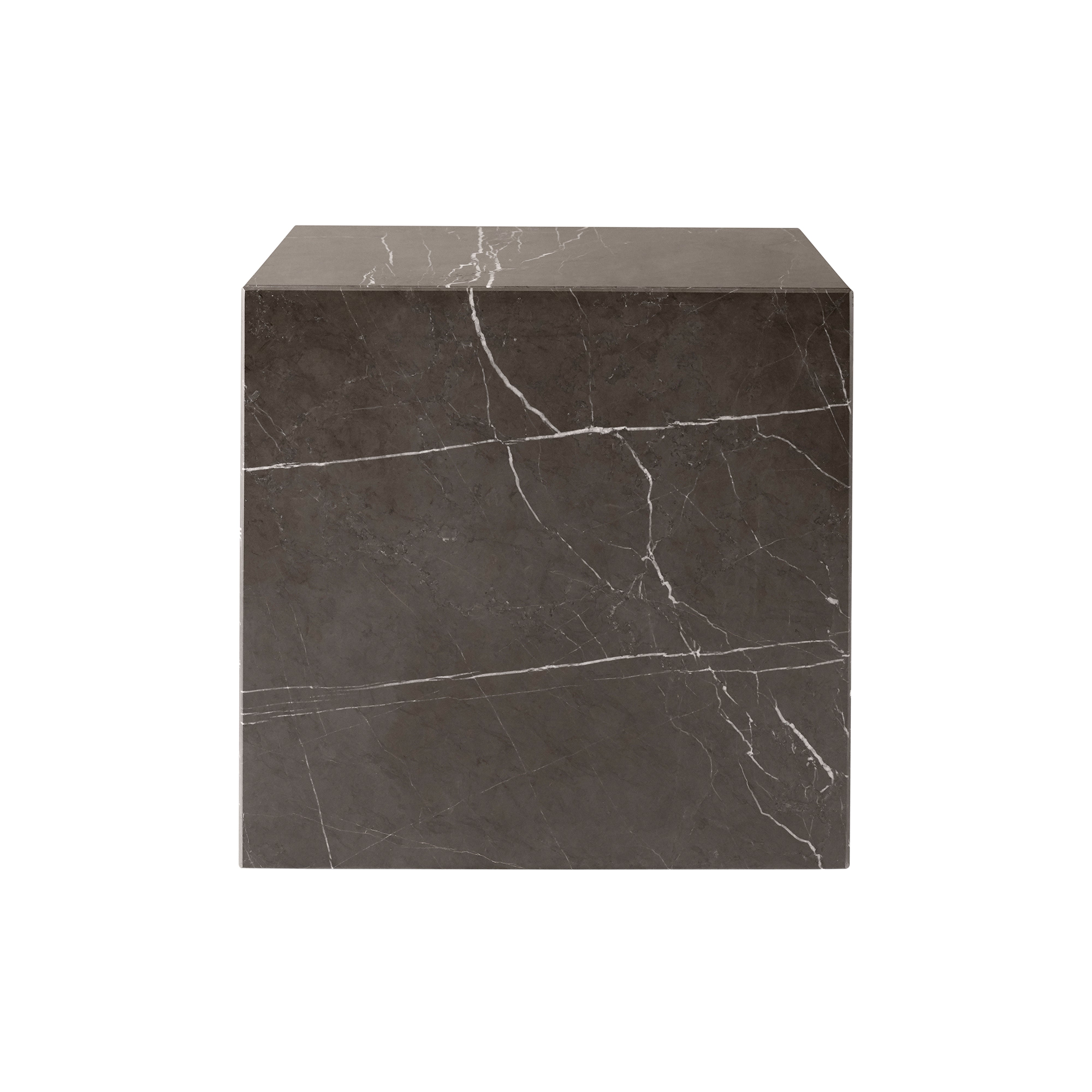 Plinth Podium: Cubic + Grey Kendzo Marble