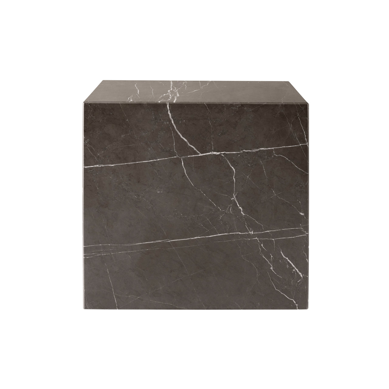 Plinth Podium: Cubic + Grey Kendzo Marble