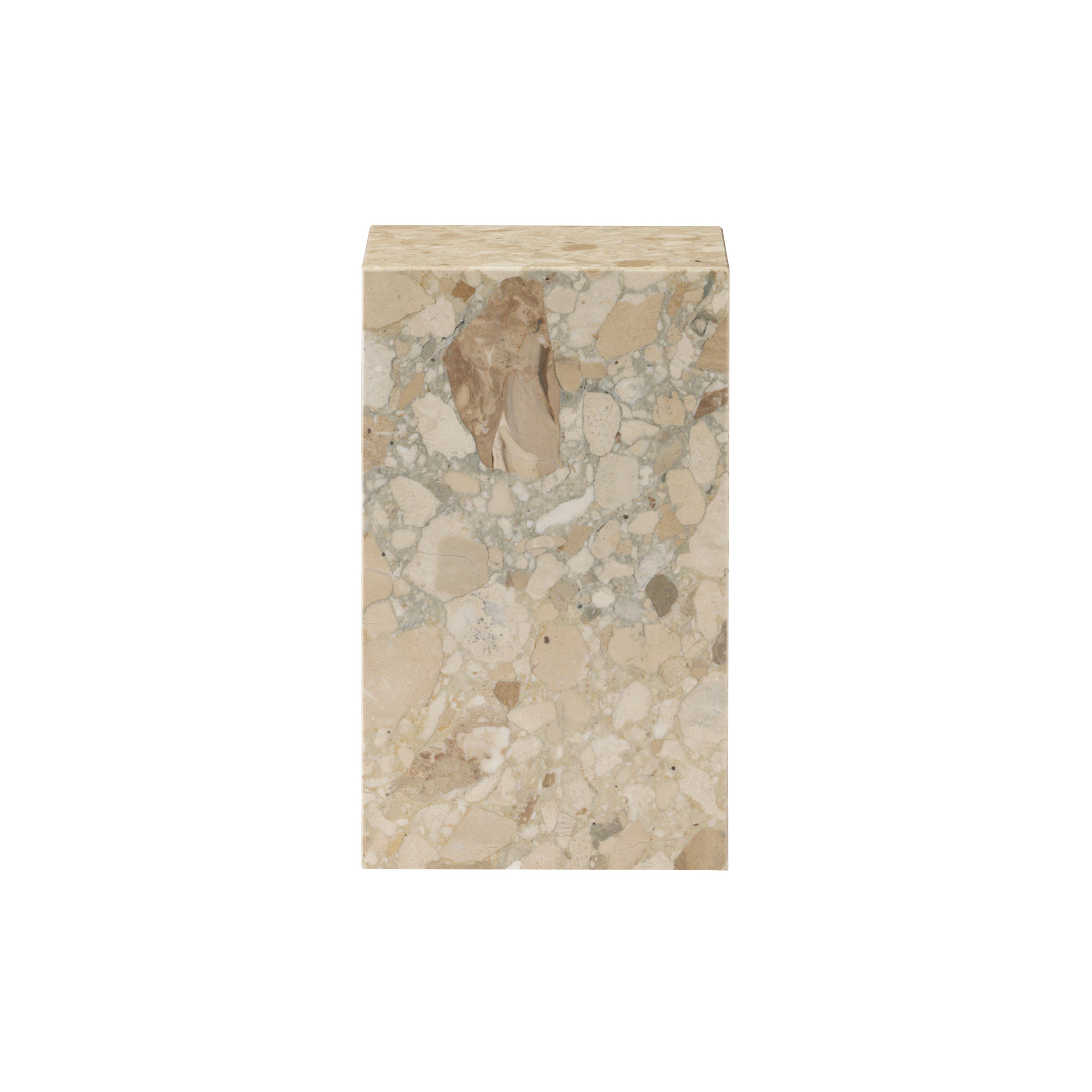 Plinth Podium: Tall + Kunis Breccia Marble