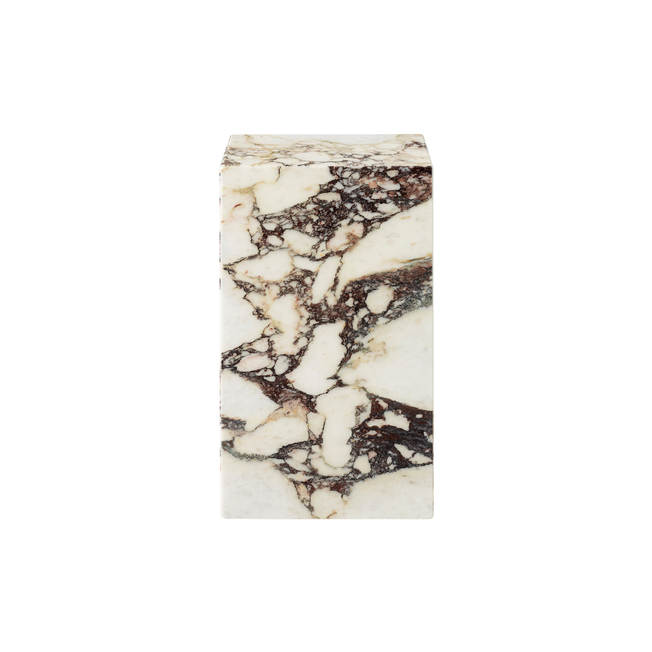 Plinth Podium: Tall + Calacatta Viola Marble