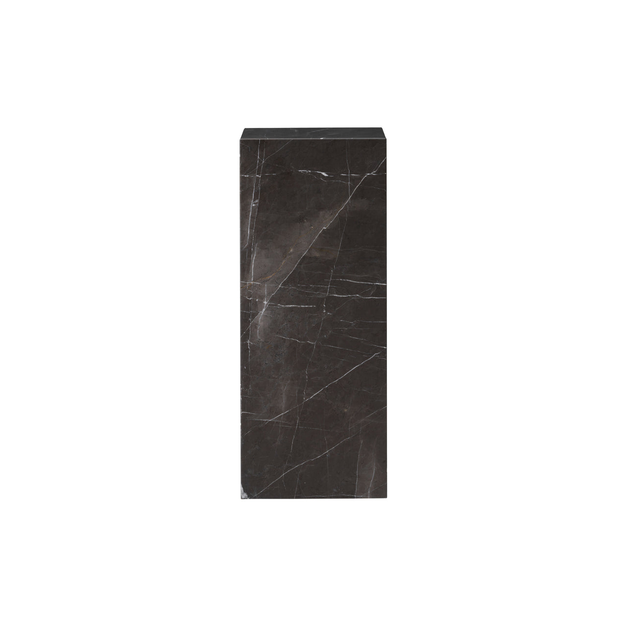 Plinth Pedestal: Grey Kendzo Marble