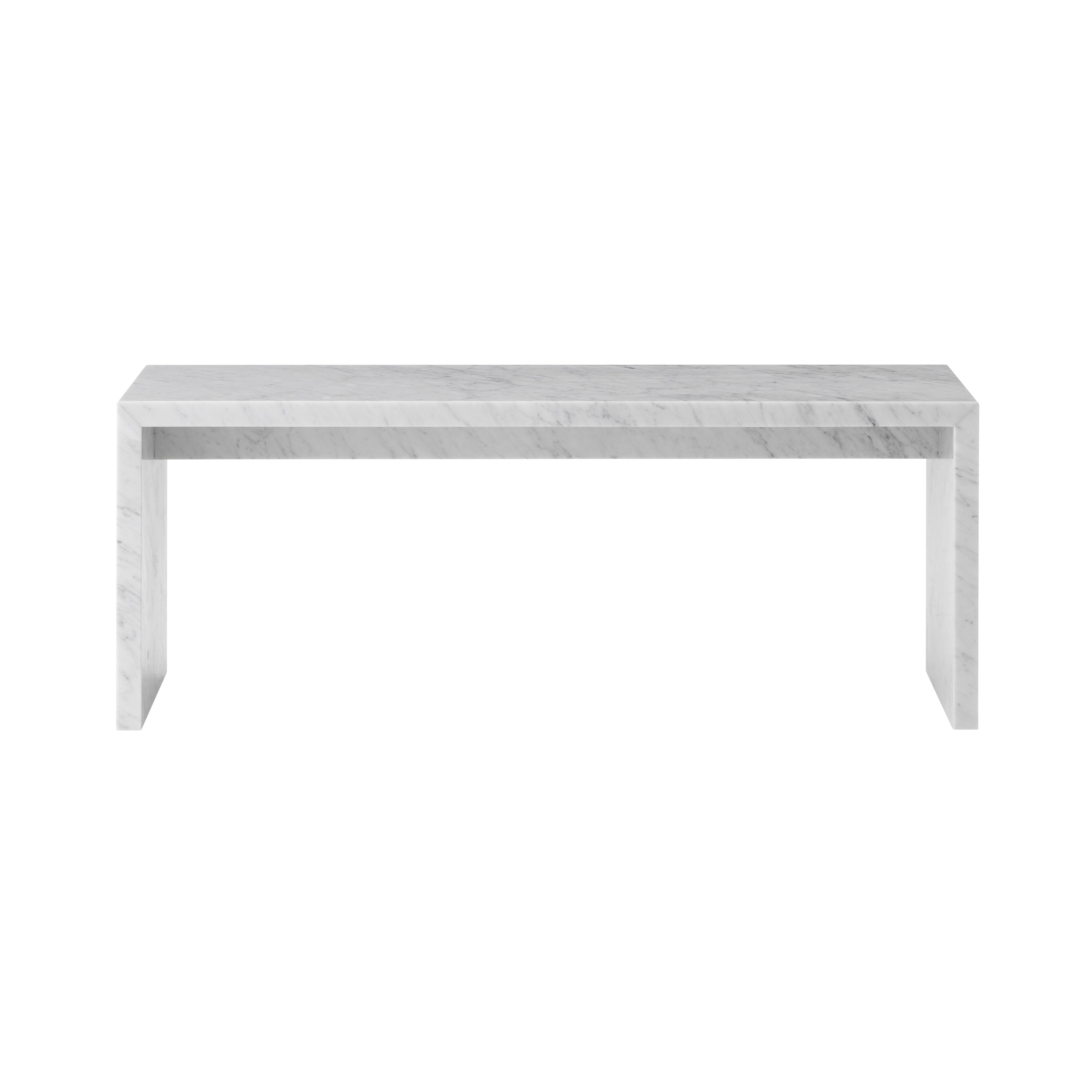 Plinth Bridge: White Carrara Marble