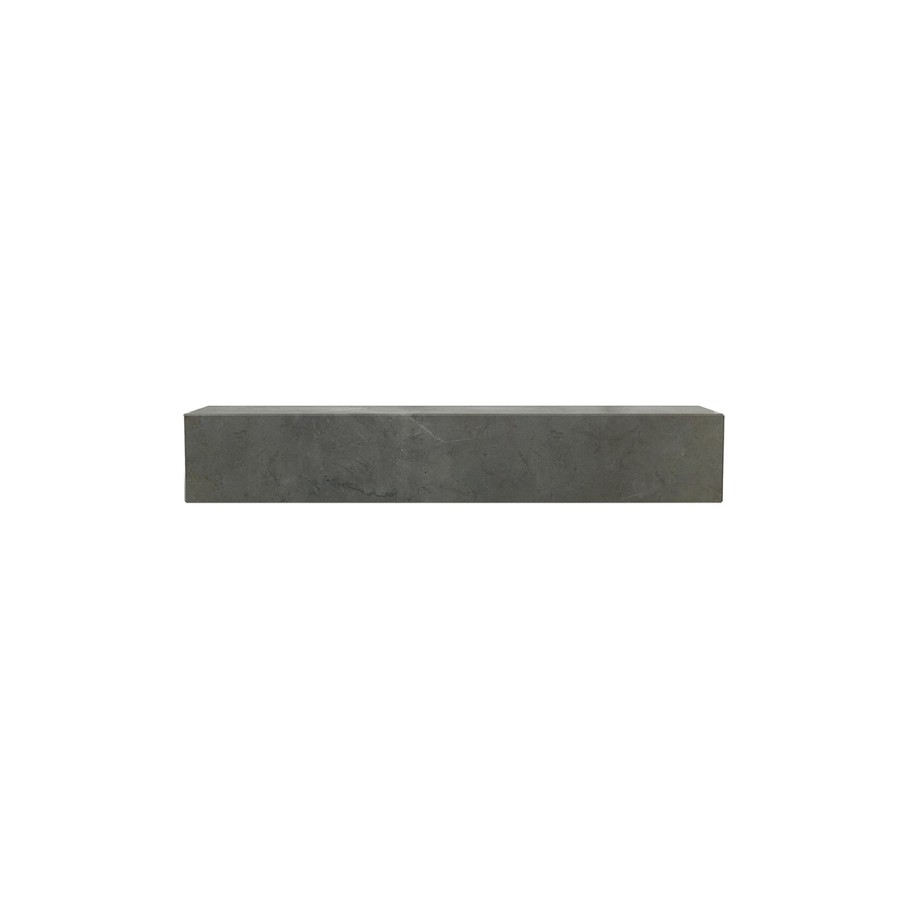 Plinth Shelf: Grey Kendzo Marble