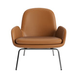 Era Lounge Chair: Low + Metal Base + Chrome