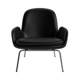 Era Lounge Chair: Low + Metal Base + Chrome