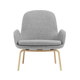 Era Lounge Chair: Low + Wood Base + Oak