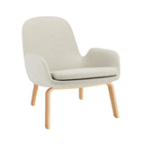 Era Lounge Chair: Low + Wood Base + Oak