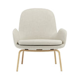 Era Lounge Chair: Low + Wood Base + Oak