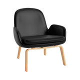 Era Lounge Chair: Low + Wood Base + Oak