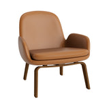 Era Lounge Chair: Low + Wood Base + Walnut