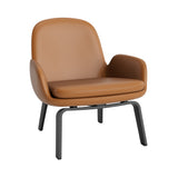 Era Lounge Chair: Low + Wood Base + Black Oak