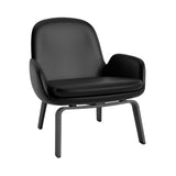 Era Lounge Chair: Low + Wood Base + Black Oak