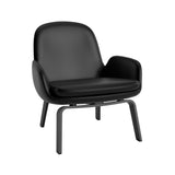 Era Lounge Chair: Low + Wood Base + Black Oak