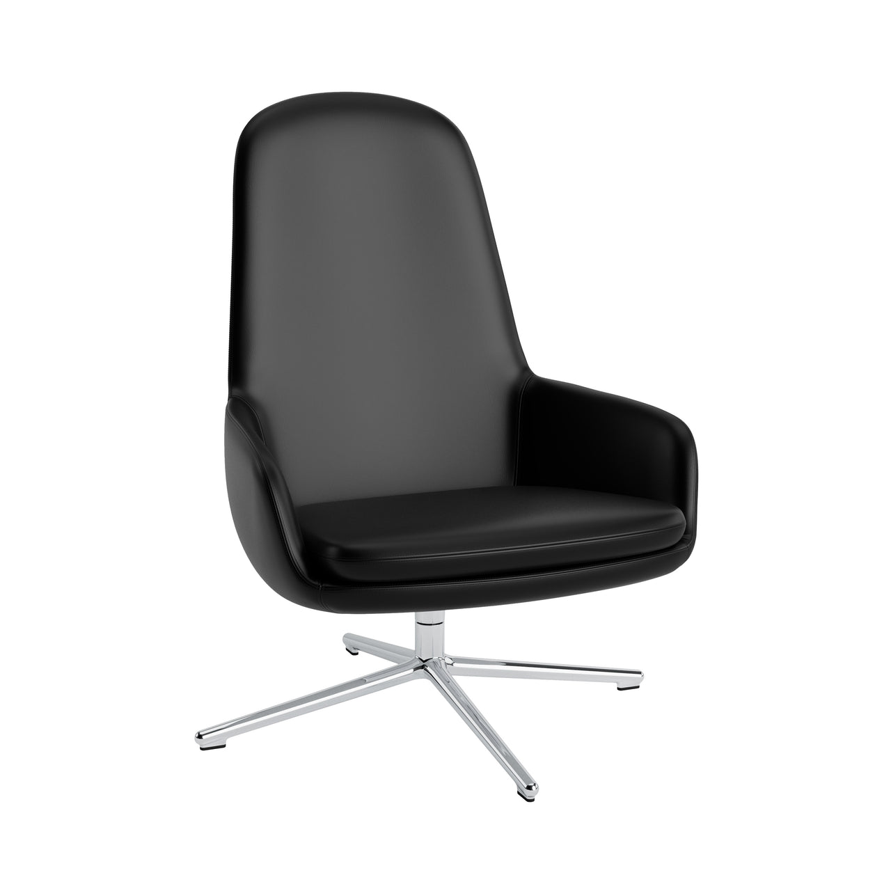 Era Lounge Chair Swivel: High + Aluminum