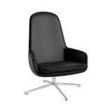 Era Lounge Chair Swivel: High + Aluminum