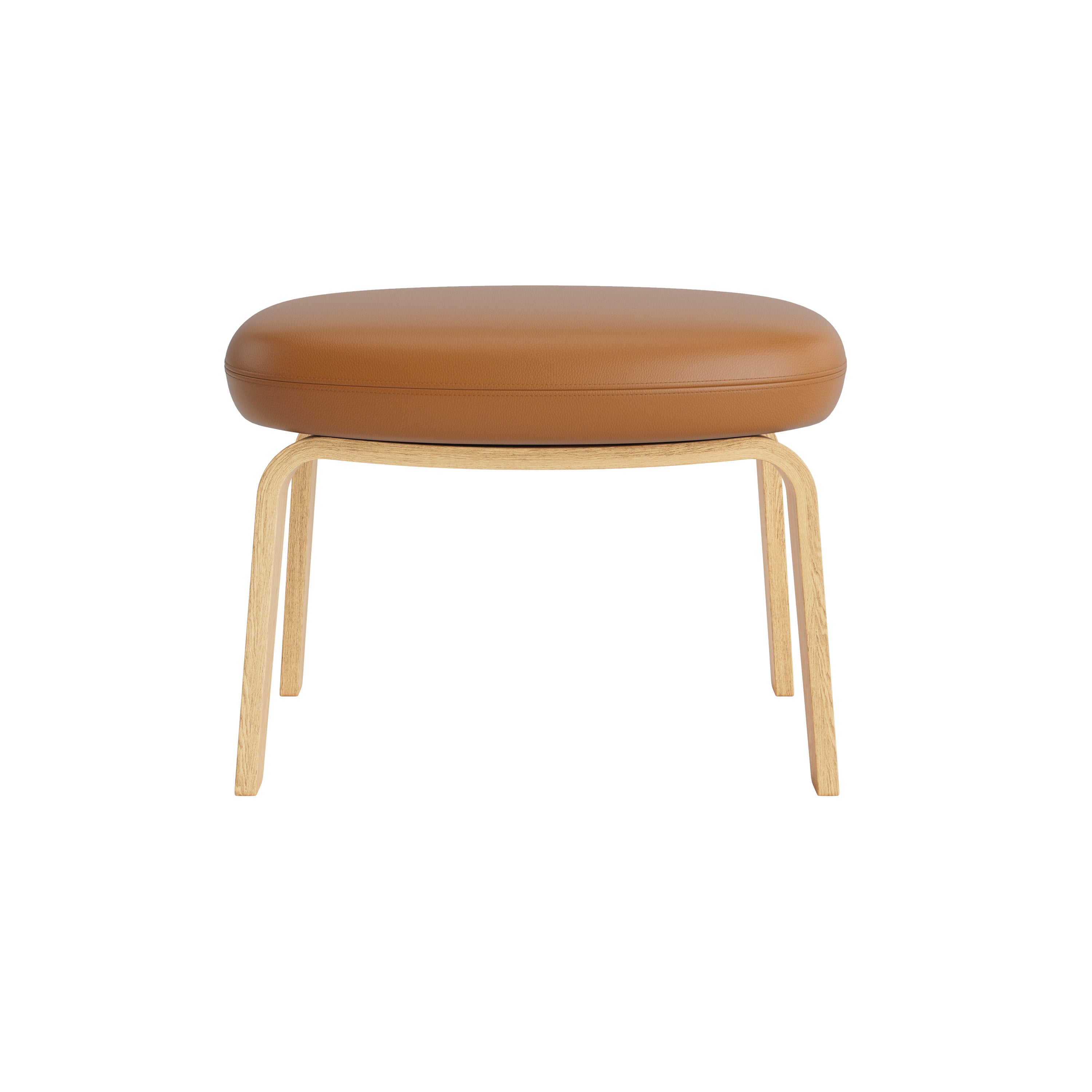 Era Footstool: Wood Base + Oak