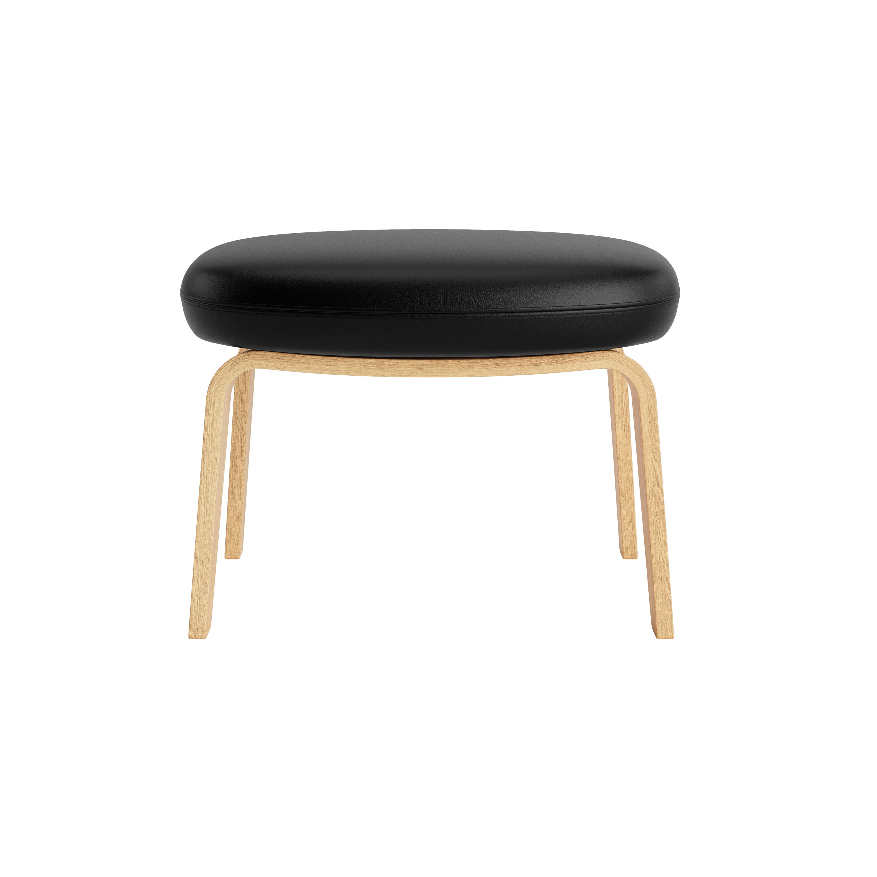 Era Footstool: Wood Base + Oak