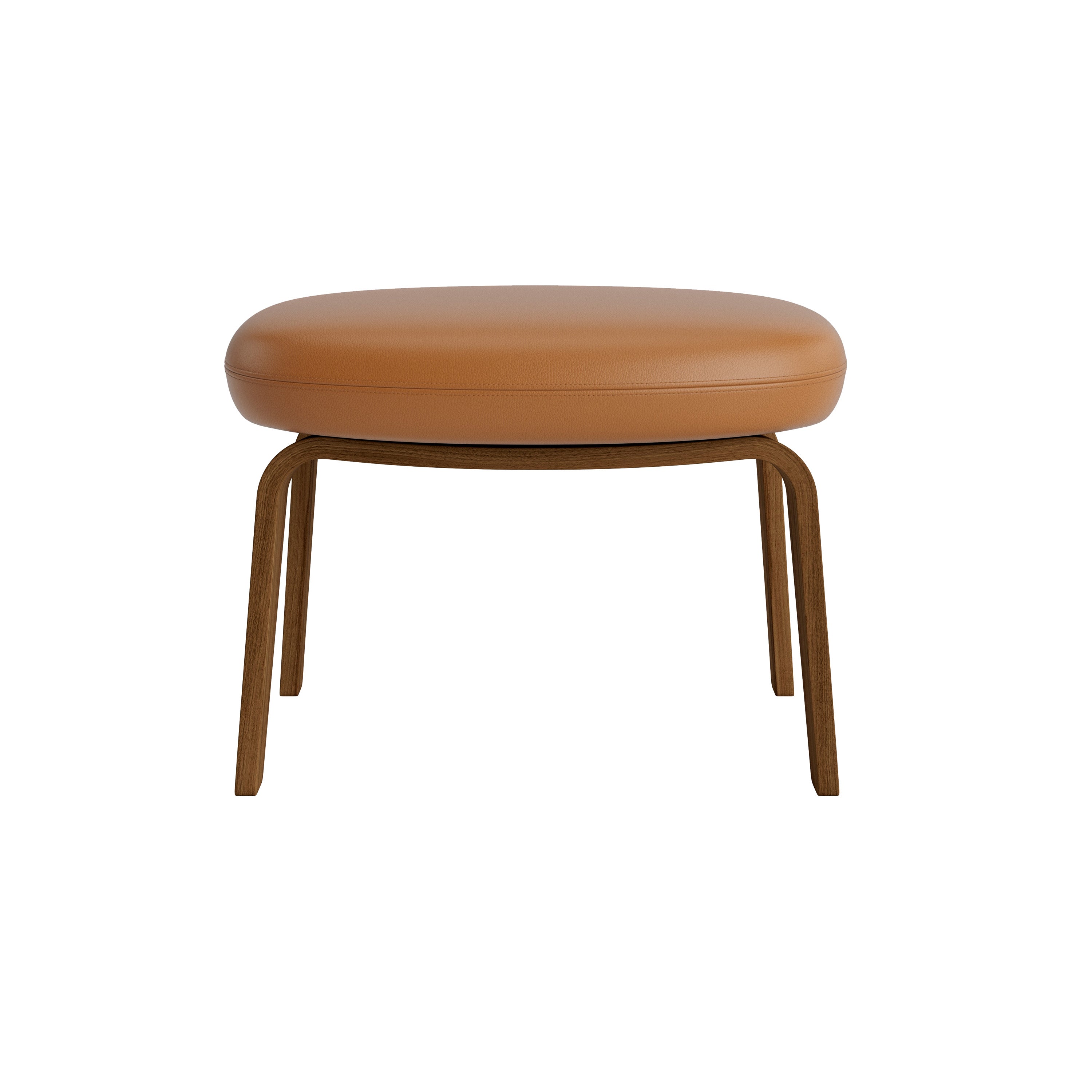 Era Footstool: Wood Base + Walnut