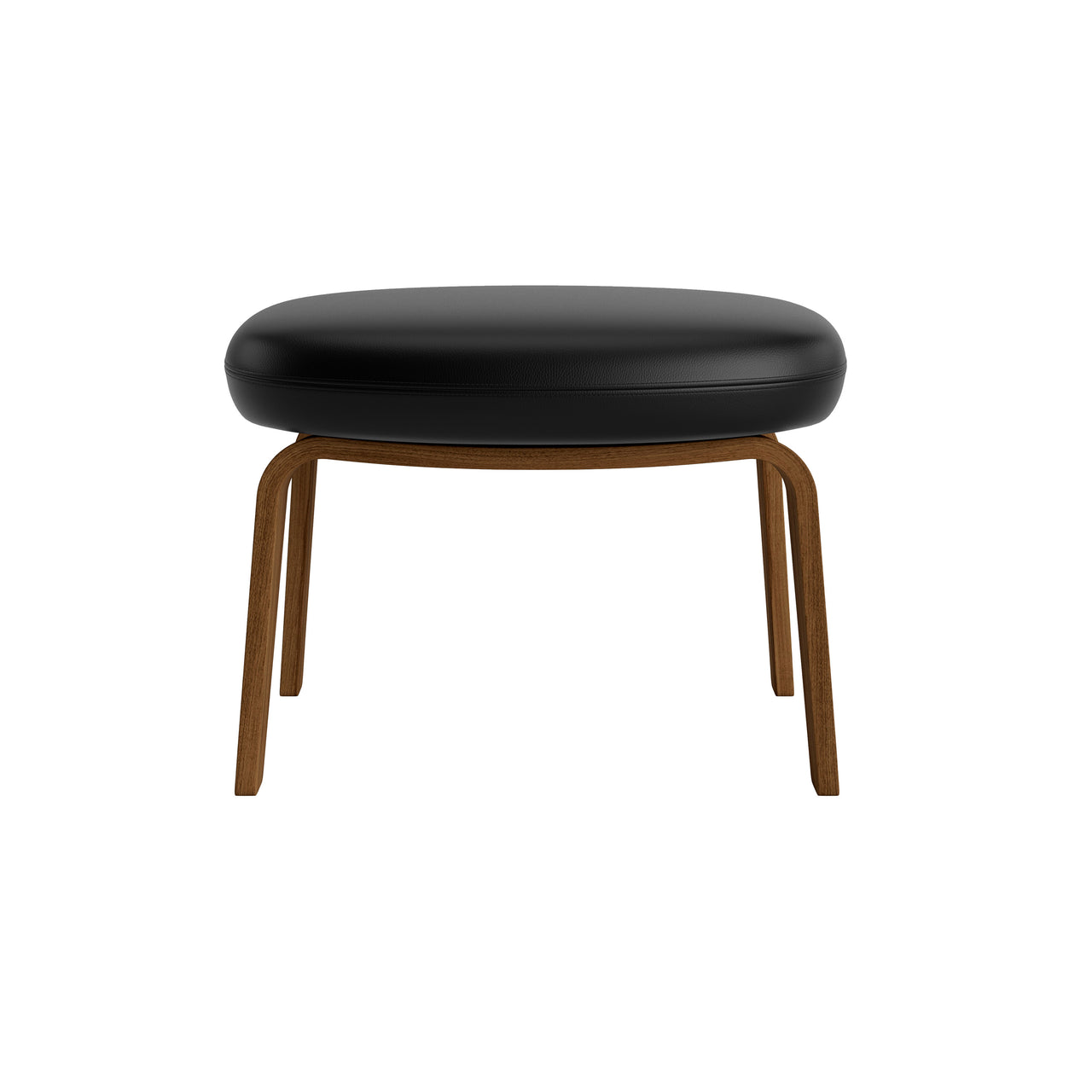 Era Footstool: Wood Base + Walnut