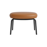 Era Footstool: Wood Base + Black Oak
