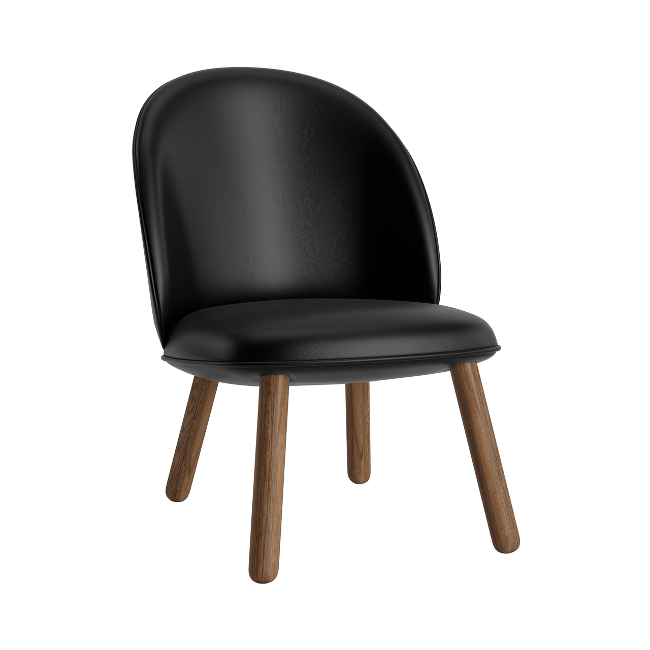 Ace Lounge Chair: Smoked Oak