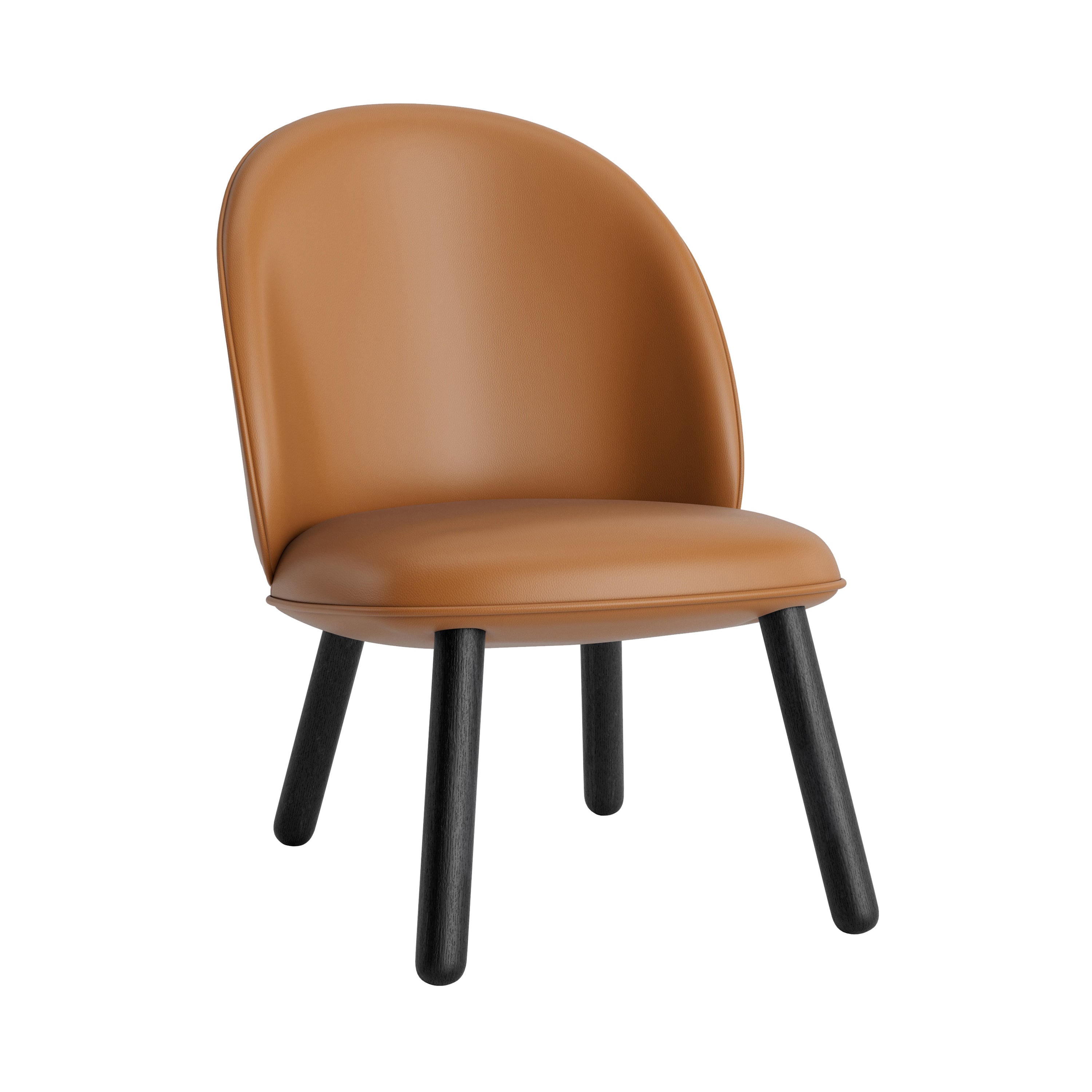 Ace Lounge Chair: Black Oak