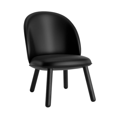 Ace Lounge Chair: Black Oak