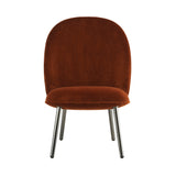 Ace Lounge Chair: Steel Base + Black Metallic