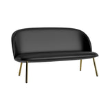 Ace Sofa: Steel Base + Brass