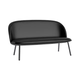 Ace Sofa: Steel Base + Black Metallic