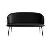Ace Sofa: Steel Base + Black Metallic