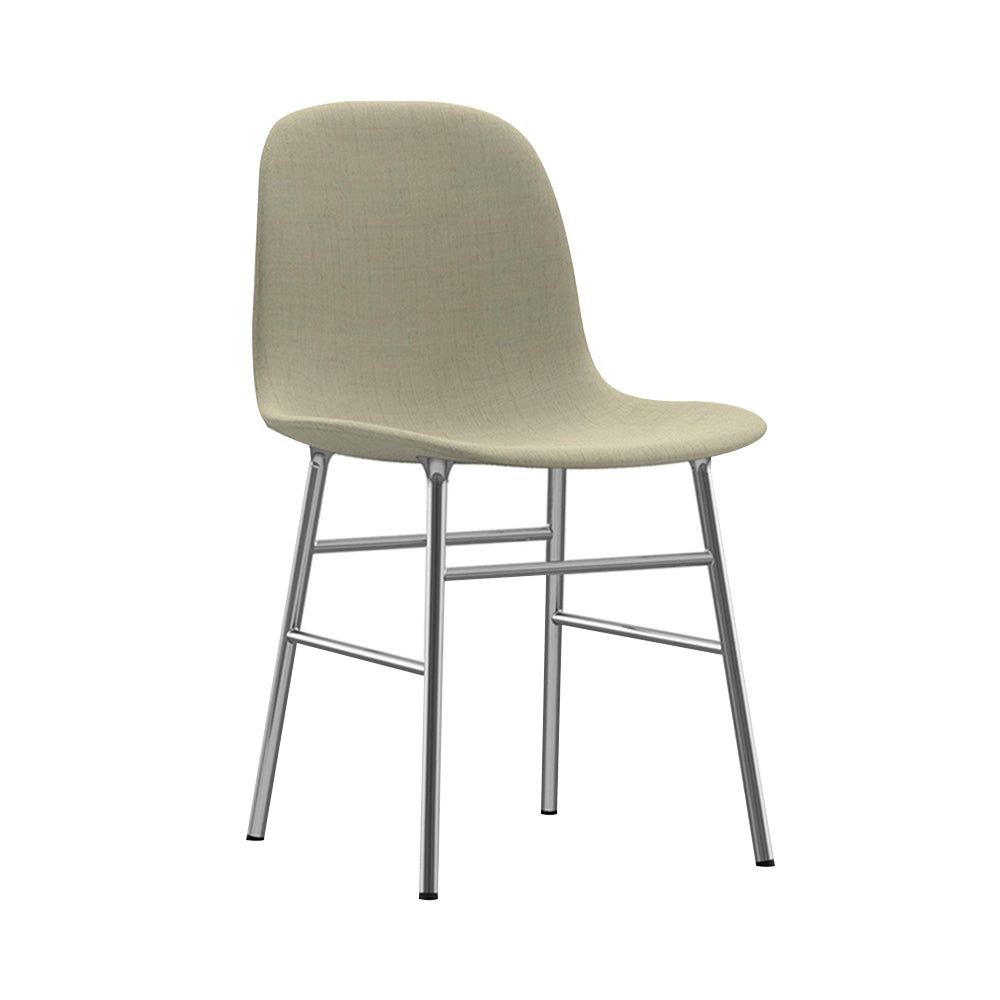 Form Chair: Chrome Base + Full Upholstered